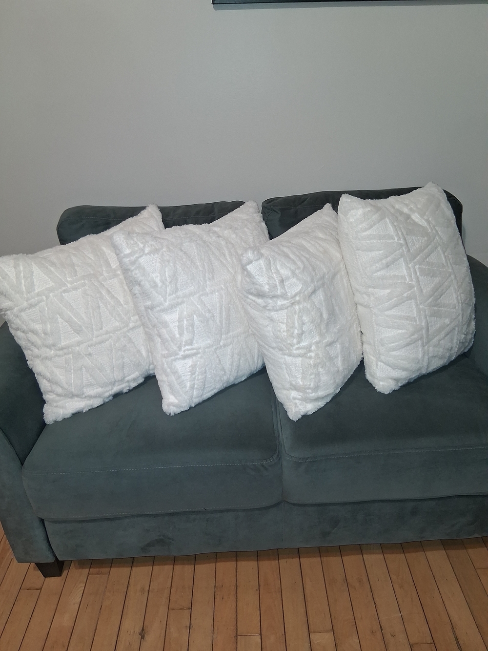 White Textured Decorative Throw Pillow - Home Accents